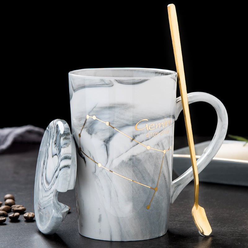 Nordic Creative Ceramic Mug Twelve Constellation Mug